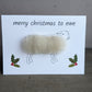 Woolly Sheep Christmas Card
