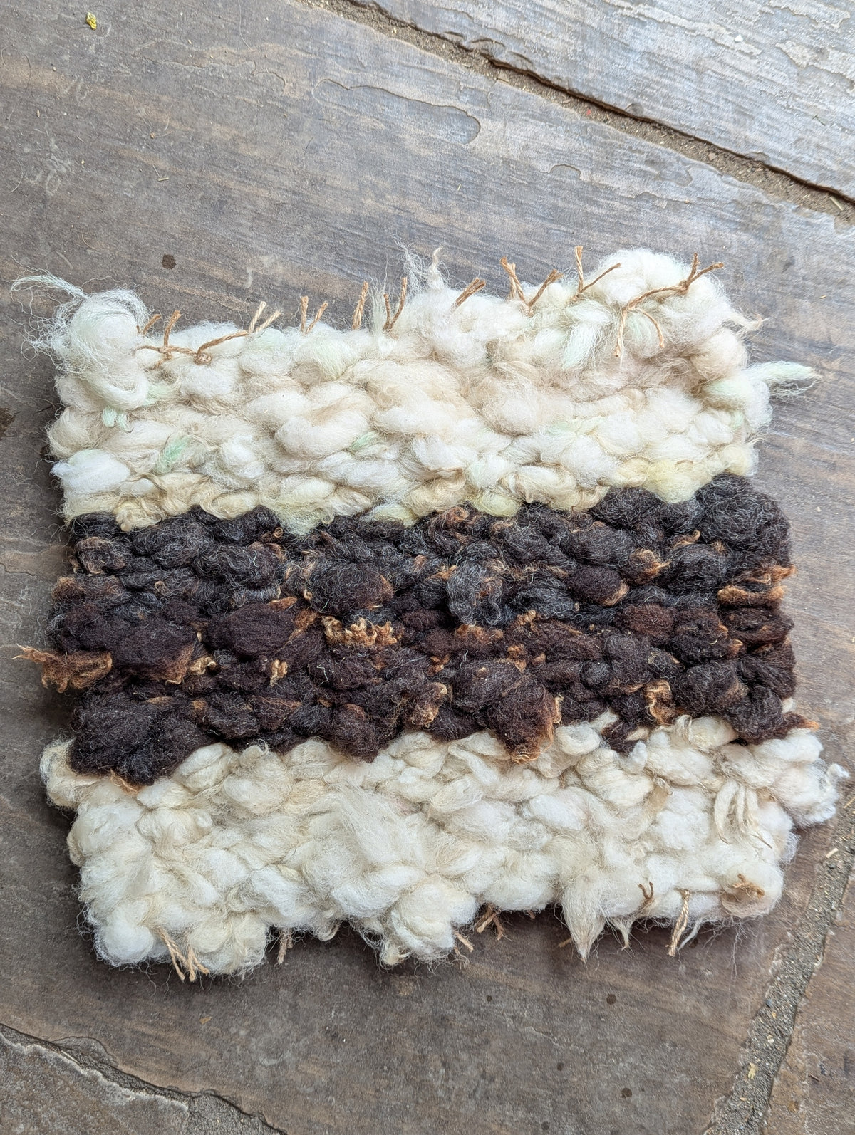 Peg Loom Wool Seat Pad